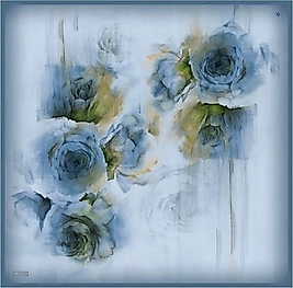 Armine Çiçek Desenli Saf İpek Sura Eşarp