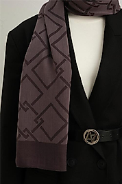 Armine Tencel İpek Zincir Desen Şal 02