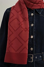 Armine Tencel İpek Zincir Desen Şal 32109