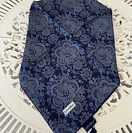 Levidor Twill ipek Eşarp (Lacivert)