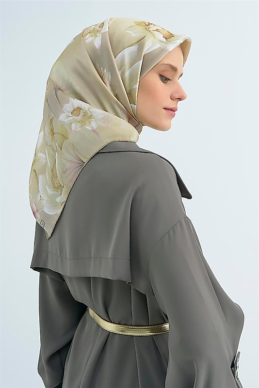Armine Saf İpek Twill Eşarp 9505D 52