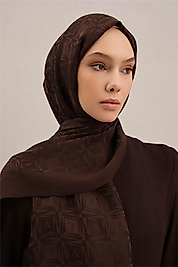 Armine Lyocell Naia Kare Monogram Şal 6 10